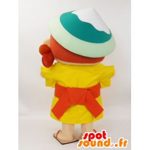 Tamahime-chan maskot. Pigemaskot med hat - Spotsound maskot