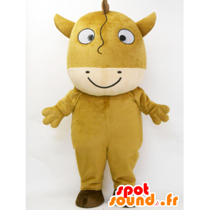 Umamaru mascot. Brown horse with a kimono mascot - MASFR28218 - Yuru-Chara Japanese mascots