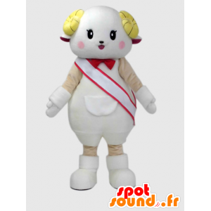 Kawaii mascot Hitsuji. Mascot goat, sheep - MASFR28225 - Yuru-Chara Japanese mascots