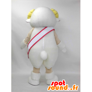 Mascotte Kawaii Hitsuji. Mascotte della capra, pecora - MASFR28225 - Yuru-Chara mascotte giapponese