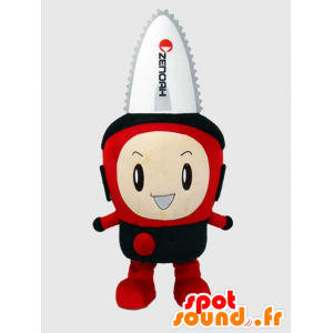 Mascot kogaru-kun. Rojo de la mascota y la motosierra negro - MASFR28227 - Yuru-Chara mascotas japonesas