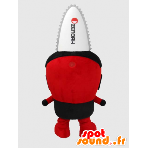 Mascotte Kogaru-kun. Rosso mascotte e motosega nero - MASFR28227 - Yuru-Chara mascotte giapponese