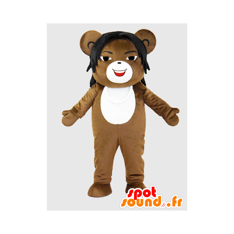 Takuma maskot Kimu. Maskot Teddy s vlasy - MASFR28228 - Yuru-Chara japonské Maskoti