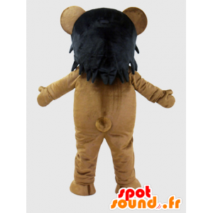 Takuma Kimu maskot. Bamse maskot med hår - Spotsound maskot