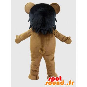 Takuma Kimu mascot. Mascot Teddy with hair - MASFR28228 - Yuru-Chara Japanese mascots