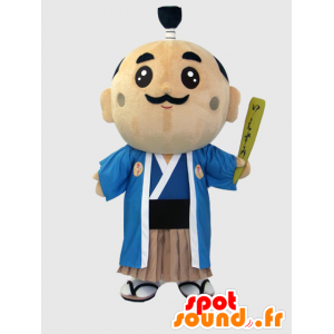 Mascotte de Tokugawa Ieju. Mascotte d'homme japonais - MASFR28230 - Mascottes Yuru-Chara Japonaises