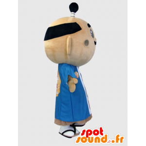 Mascot Tokugawa Ieju. Japanese man mascot - MASFR28230 - Yuru-Chara Japanese mascots