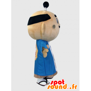 Mascotte de Tokugawa Ieju. Mascotte d'homme japonais - MASFR28230 - Mascottes Yuru-Chara Japonaises