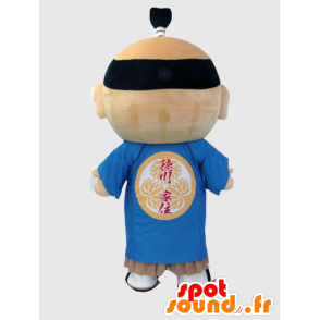 Mascot Tokugawa Ieju. Japanese man mascot - MASFR28230 - Yuru-Chara Japanese mascots