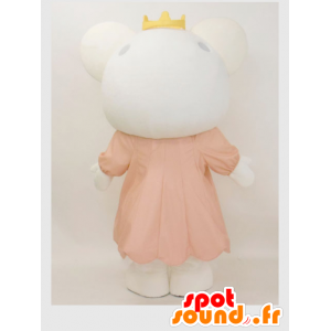 Mascot Tabii chan. mascote de pelúcia com uma coroa - MASFR28235 - Yuru-Chara Mascotes japoneses