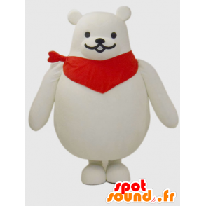 Mascotte de Aruba. Mascotte d'ours blanc, d'ours polaire - MASFR28237 - Mascottes Yuru-Chara Japonaises