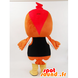 Mascot Ikko-Kun. Maskottchen elegante braune und weiße Vogel - MASFR28238 - Yuru-Chara japanischen Maskottchen