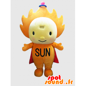 San-chan mascot. Orange and yellow sun mascot - MASFR28242 - Yuru-Chara Japanese mascots