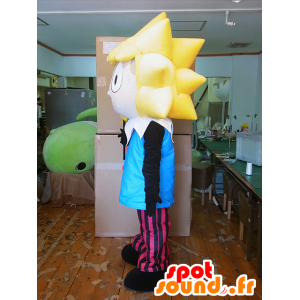 Subaru-kun mascot. Mascot of The Little Prince, yellow star - MASFR28245 - Yuru-Chara Japanese mascots