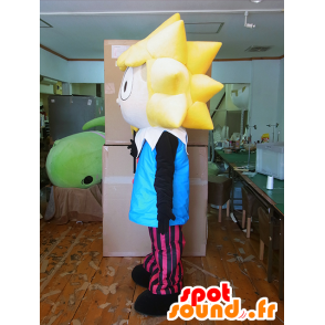 スバルくんのマスコット。星の王子さまのマスコット、黄色い星-MASFR28245-日本のゆるキャラのマスコット