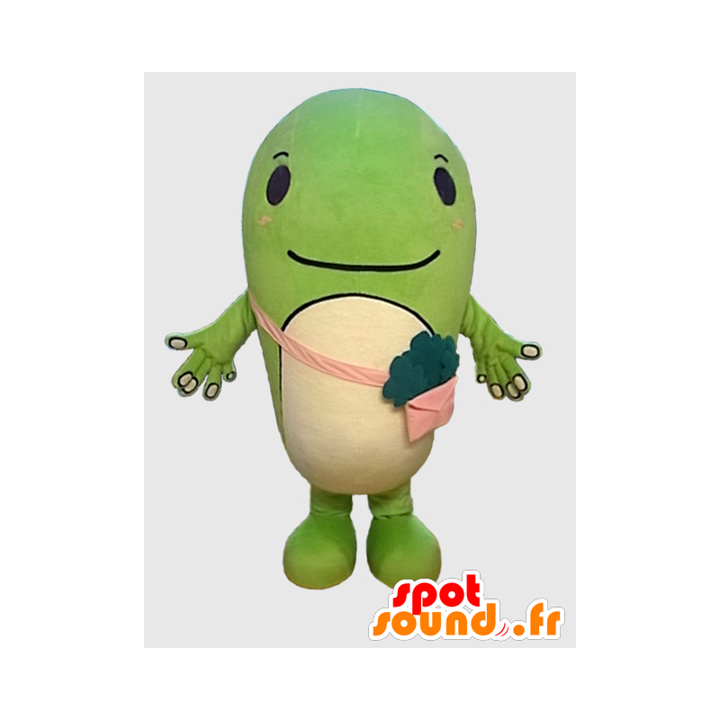 Moriyamori maskot. Grön salamander maskot - Spotsound maskot