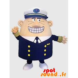 Mascotte capitano Tachibana. Barca capitano mascotte - MASFR28249 - Yuru-Chara mascotte giapponese