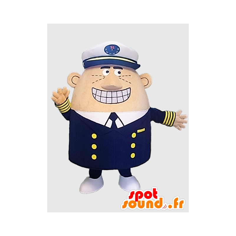 Mascot Kaptein Tachibana. båtkaptein Mascot - MASFR28249 - Yuru-Chara japanske Mascots