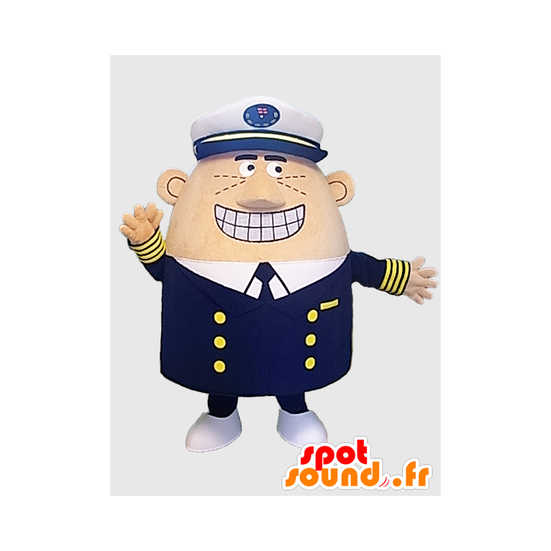 Mascotte de Capitaine Tachibana. Mascotte de capitaine de bateau - MASFR28249 - Mascottes Yuru-Chara Japonaises