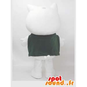 Hvit katt maskot, gigantiske og moro - MASFR28250 - Yuru-Chara japanske Mascots