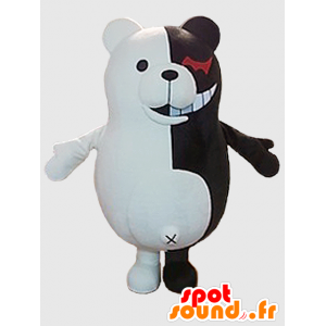 Monokuma mascot. Half angel teddy mascot, half-demon - MASFR28251 - Yuru-Chara Japanese mascots
