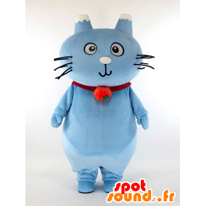 Shizunabi Maskottchen. Blue Cat Maskottchen mit einer Schlange - MASFR28255 - Yuru-Chara japanischen Maskottchen