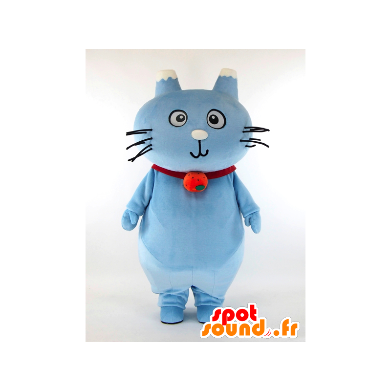 Mascot Shizunabi. Blue Cat Mascot med en slange - MASFR28255 - Yuru-Chara japanske Mascots