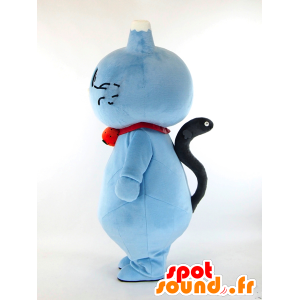 Shizunabi Maskottchen. Blue Cat Maskottchen mit einer Schlange - MASFR28255 - Yuru-Chara japanischen Maskottchen