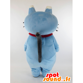 Mascot Shizunabi. Blue Cat Mascot met een slang - MASFR28255 - Yuru-Chara Japanse Mascottes