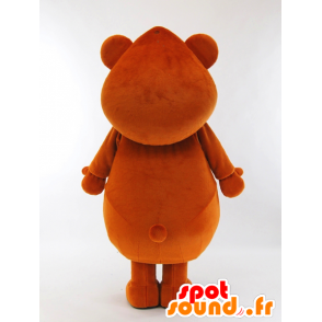 Kurikuma mascotte. Brown rinoceronte mascotte - MASFR28256 - Yuru-Chara mascotte giapponese