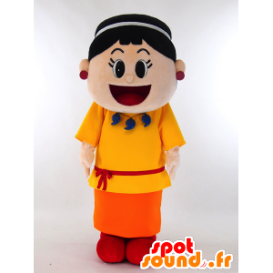 Asuka-chan mascot. Very cheerful Indian mascot - MASFR28257 - Yuru-Chara Japanese mascots