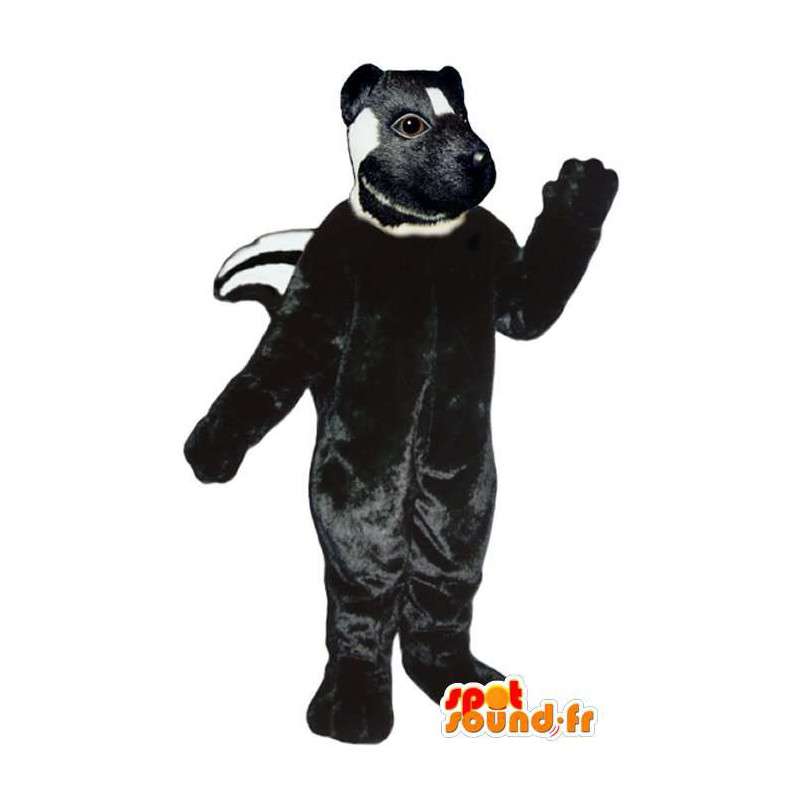 Mascot schwarz und weiß Stinktier - MASFR007175 - Tiere des Waldes