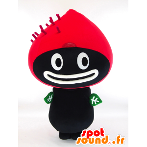 Mascot Unamo. rød og svart sopp Mascot - MASFR28262 - Yuru-Chara japanske Mascots