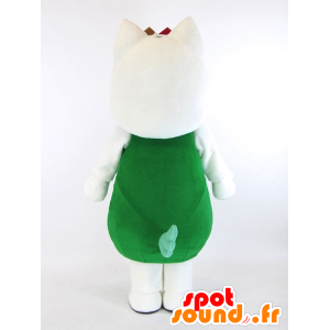 Mascot Miyazaki. branco mascote gato, tabaco - MASFR28263 - Yuru-Chara Mascotes japoneses