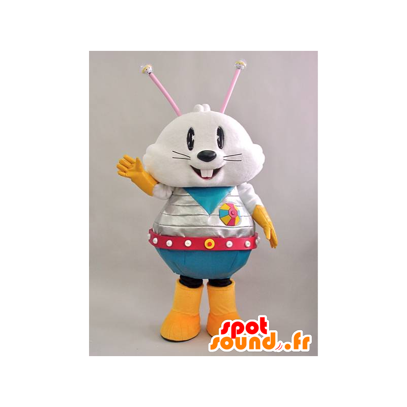 Mascota Robitto. Mascota conejo futurista en combinación - MASFR28266 - Yuru-Chara mascotas japonesas