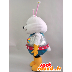 Robitto Maskottchen. Futuristische Kaninchen Maskottchen in Kombination - MASFR28266 - Yuru-Chara japanischen Maskottchen