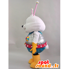 Mascotte de Robitto. Mascotte de lapin futuriste en combinaison - MASFR28266 - Mascottes Yuru-Chara Japonaises