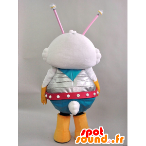 Robitto mascot. Futuristic rabbit mascot in combination - MASFR28266 - Yuru-Chara Japanese mascots