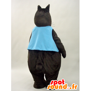 Mascotte de Amakuro chan. Mascotte de lapin noir, très réaliste - MASFR28267 - Mascottes Yuru-Chara Japonaises