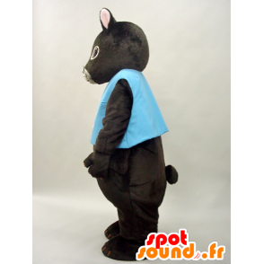 Amakuro chan mascot. Black rabbit mascot, realistic - MASFR28267 - Yuru-Chara Japanese mascots