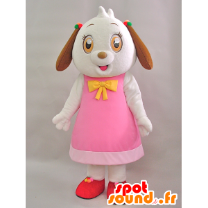 Jody mascot. Beige and brown dog mascot - MASFR28270 - Yuru-Chara Japanese mascots
