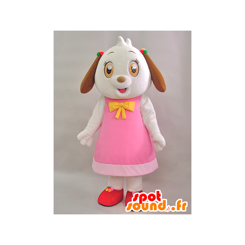 Jody mascot. Beige and brown dog mascot - MASFR28270 - Yuru-Chara Japanese mascots