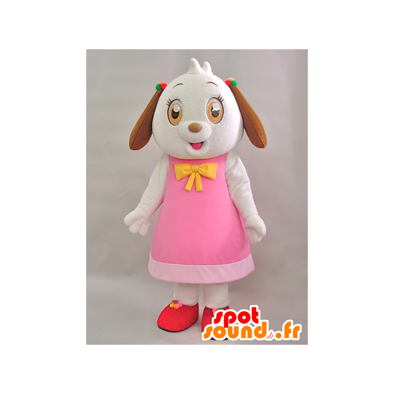 Mascot Jody. bege e mascote do cão marrom - MASFR28270 - Yuru-Chara Mascotes japoneses