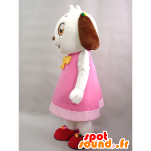 Jody mascot. Beige and brown dog mascot - MASFR28270 - Yuru-Chara Japanese mascots