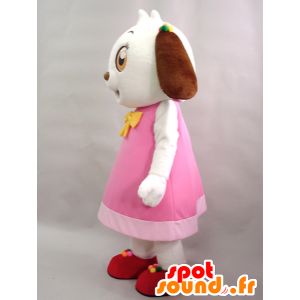 Jody maskot. Beige og brun hundemaskot - Spotsound maskot