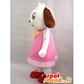 Jody mascot. Beige and brown dog mascot - MASFR28270 - Yuru-Chara Japanese mascots