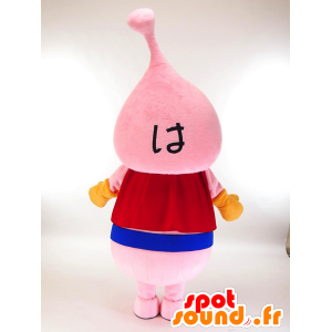 Hagyuttoman mascot. Futuristic pink snowman mascot - MASFR28271 - Yuru-Chara Japanese mascots