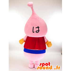 Mascotte Hagyuttoman. Futuristico rosa, il pupazzo di neve mascotte - MASFR28271 - Yuru-Chara mascotte giapponese