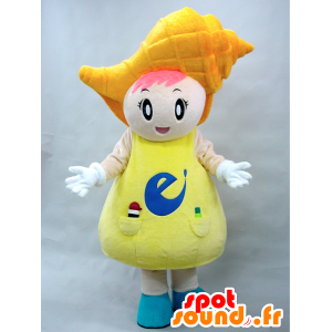 Da mascote da menina com uma concha gigante na cabeça - MASFR28272 - Yuru-Chara Mascotes japoneses