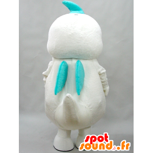 Mascot Koken kun. wit en blauw drakenmascotte - MASFR28273 - Yuru-Chara Japanse Mascottes